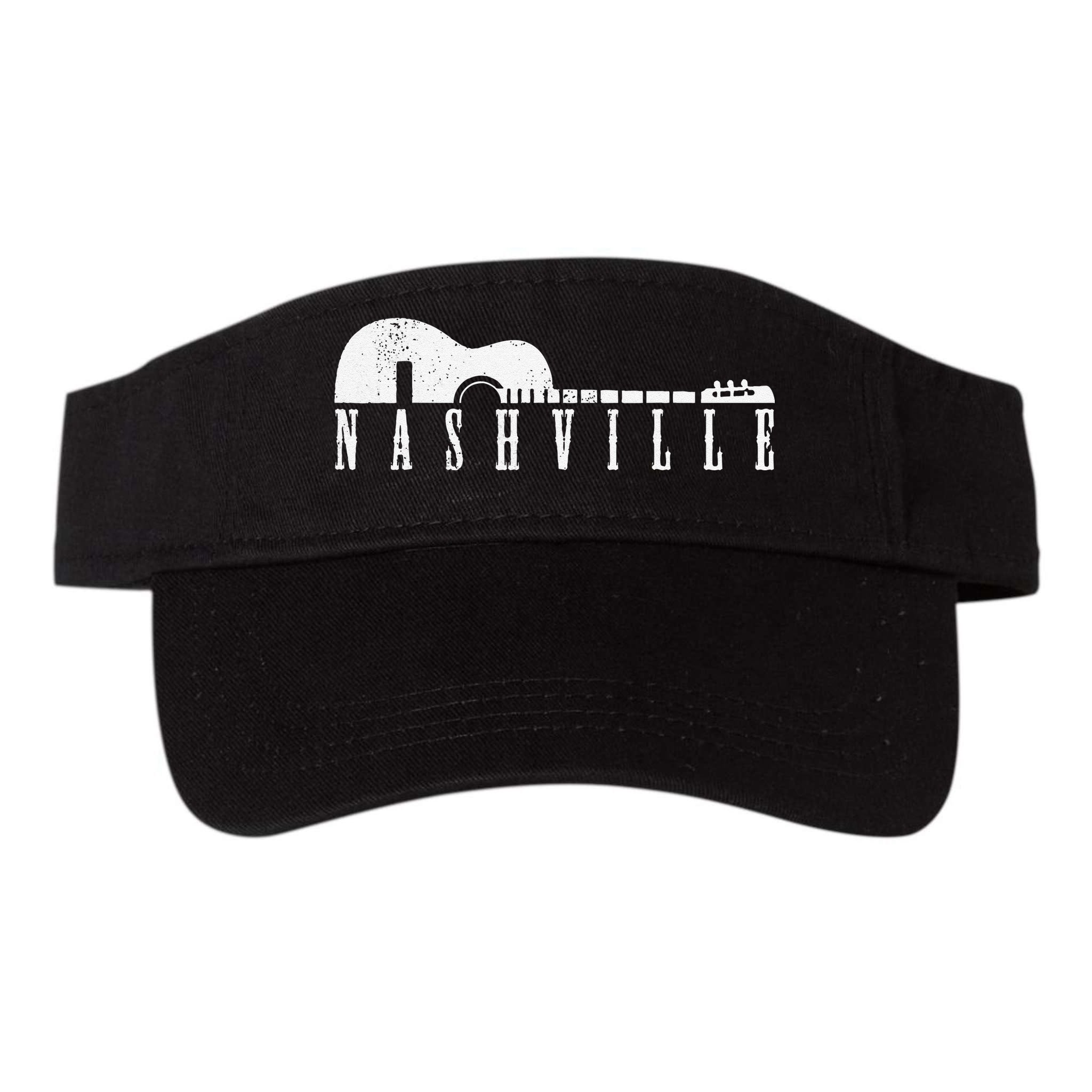 Nashville Skyline Tennessee Country Music Guitar Player Visor