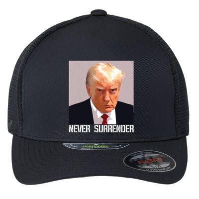 Never Surrender Trump Legend Trump Free Trump Flexfit Unipanel Trucker Cap
