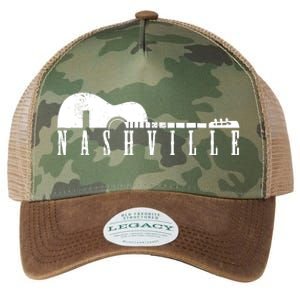 Nashville Skyline Tennessee Country Music Guitar Player Legacy Tie Dye Trucker Hat