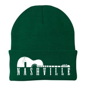 Nashville Skyline Tennessee Country Music Guitar Player Knit Cap Winter Beanie