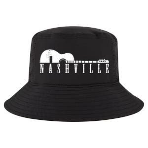 Nashville Skyline Tennessee Country Music Guitar Player Cool Comfort Performance Bucket Hat