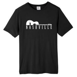 Nashville Skyline Tennessee Country Music Guitar Player Tall Fusion ChromaSoft Performance T-Shirt