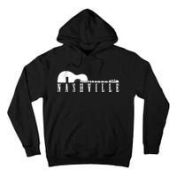 Nashville Skyline Tennessee Country Music Guitar Player Tall Hoodie