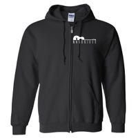 Nashville Skyline Tennessee Country Music Guitar Player Full Zip Hoodie