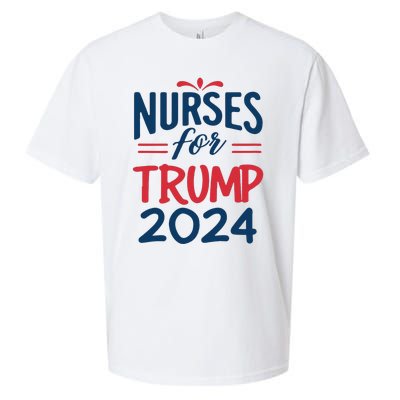 Nurses Support Trump 2024 Reelection Nurses For Trump 2024 Sueded Cloud Jersey T-Shirt