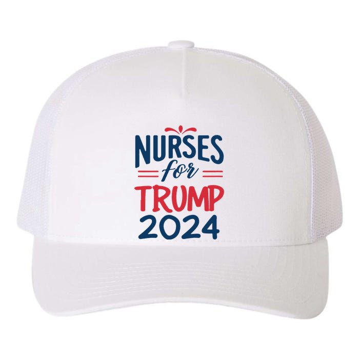 Nurses Support Trump 2024 Reelection Nurses For Trump 2024 Yupoong Adult 5-Panel Trucker Hat