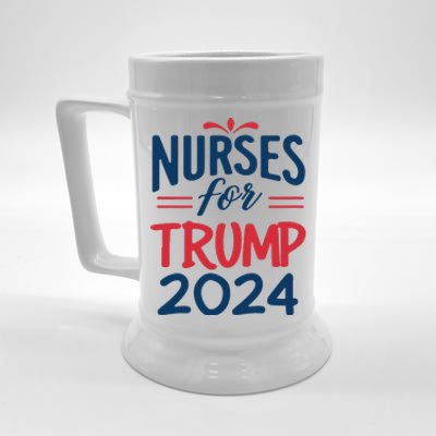 Nurses Support Trump 2024 Reelection Nurses For Trump 2024 Beer Stein