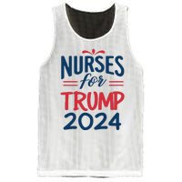 Nurses Support Trump 2024 Reelection Nurses For Trump 2024 Mesh Reversible Basketball Jersey Tank