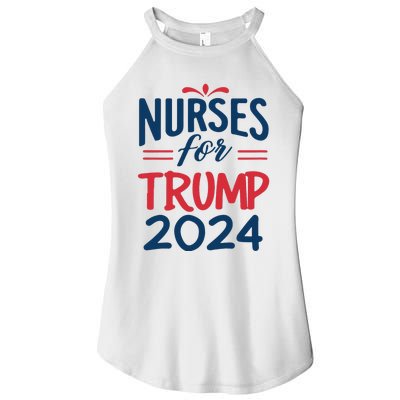 Nurses Support Trump 2024 Reelection Nurses For Trump 2024 Women's Perfect Tri Rocker Tank