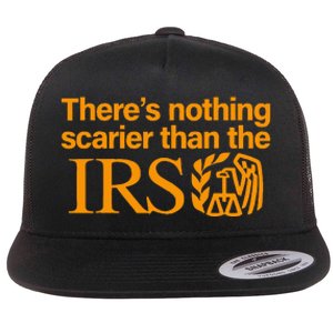 Nothing Scarier Than The Irs Funny Halloween Costume Flat Bill Trucker Hat