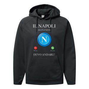 Napoli Soccer Team Is Calling Funny Phone Call Screen Team Performance Fleece Hoodie