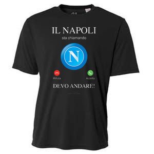 Napoli Soccer Team Is Calling Funny Phone Call Screen Team Cooling Performance Crew T-Shirt