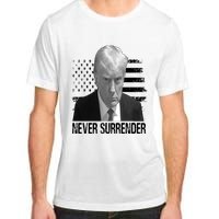 Never Surrender Trump Mug Shot 2024 Adult ChromaSoft Performance T-Shirt