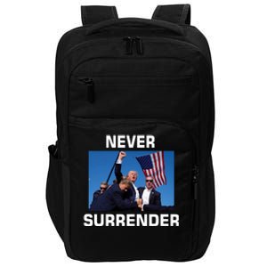 Never Surrender Trump Pennsylvania Rally Impact Tech Backpack