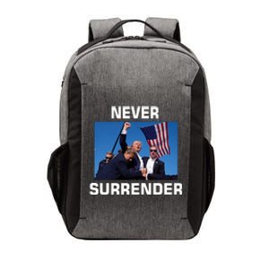 Never Surrender Trump Pennsylvania Rally Vector Backpack