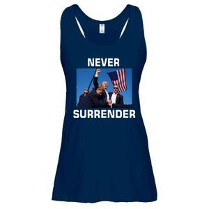 Never Surrender Trump Pennsylvania Rally Ladies Essential Flowy Tank