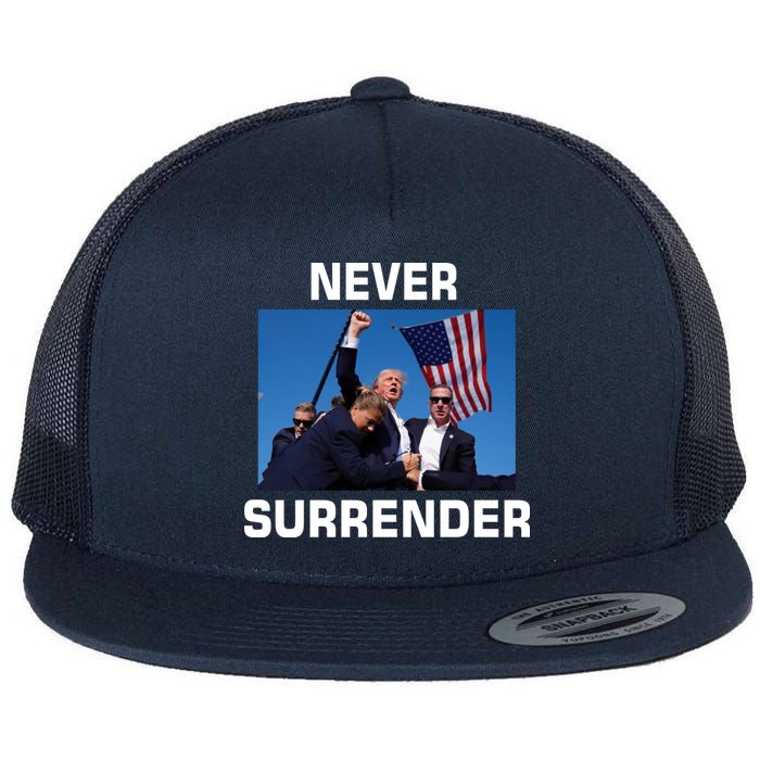 Never Surrender Trump Pennsylvania Rally Flatbill Hat