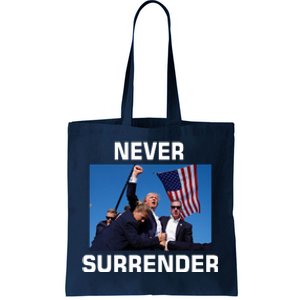 Never Surrender Trump Pennsylvania Rally Tote Bag