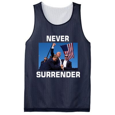 Never Surrender Trump Pennsylvania Rally Mesh Reversible Basketball Jersey Tank