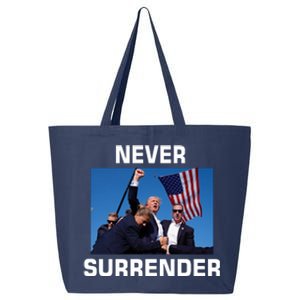 Never Surrender Trump Pennsylvania Rally 25L Jumbo Tote