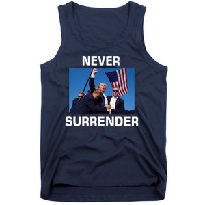 Never Surrender Trump Pennsylvania Rally Tank Top