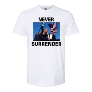 Never Surrender Trump Pennsylvania Rally Softstyle® CVC T-Shirt