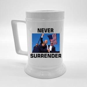 Never Surrender Trump Pennsylvania Rally Beer Stein