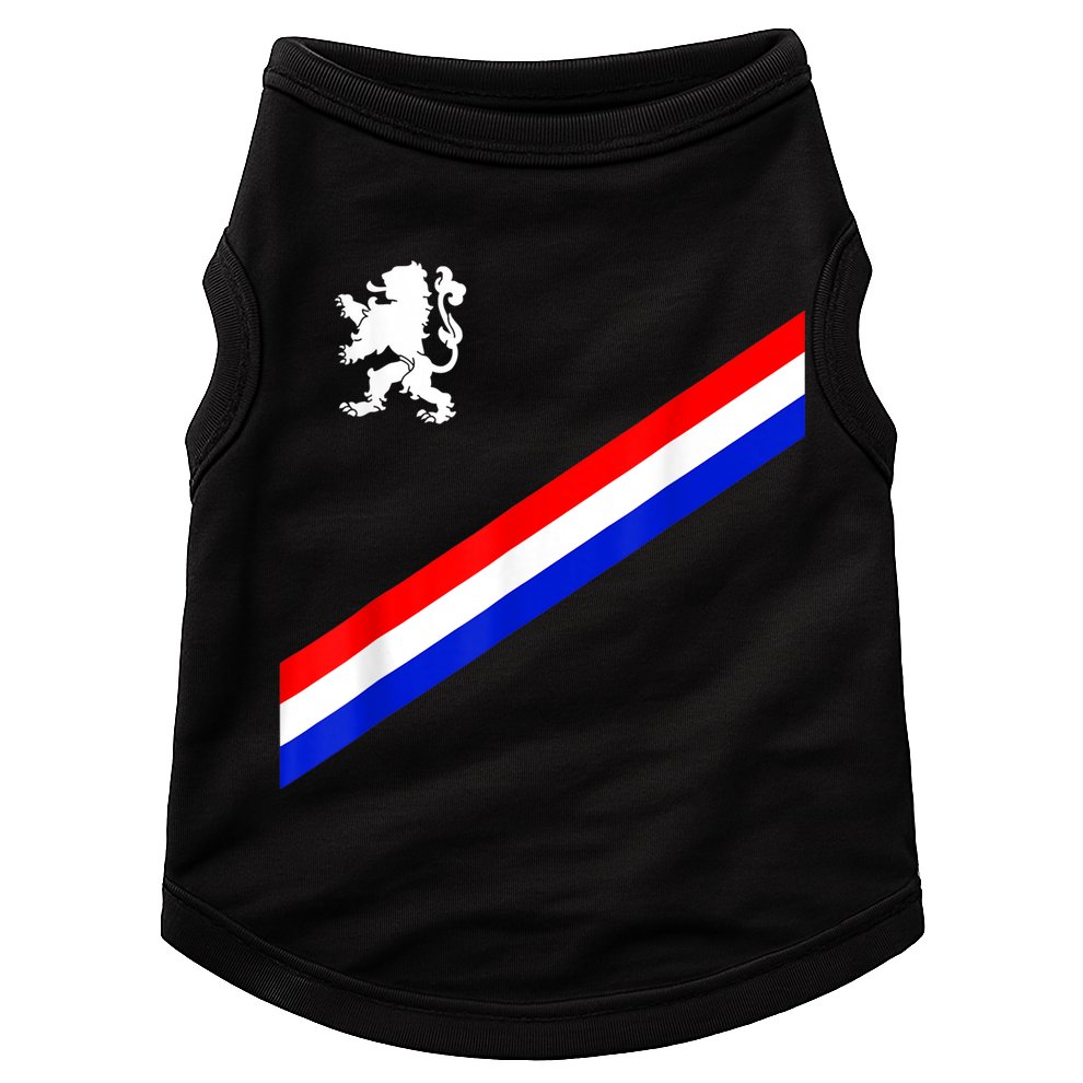 Netherlands Soccer Team Dutch Flag Jersey Football Fans Doggie Tank