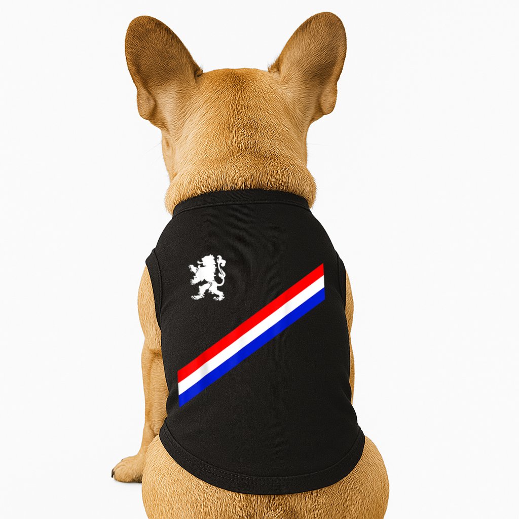 Netherlands Soccer Team Dutch Flag Jersey Football Fans Doggie Tank