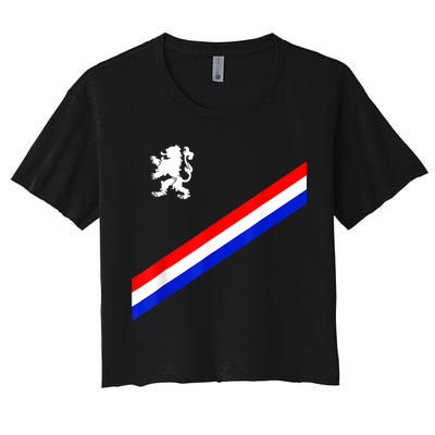 Netherlands Soccer Team Dutch Flag Jersey Football Fans Crop Top