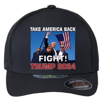 Never Surrender Trump Pennsylvania Rally Flexfit Unipanel Trucker Cap