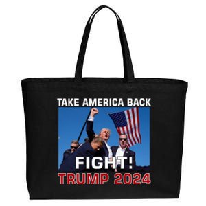 Never Surrender Trump Pennsylvania Rally Cotton Canvas Jumbo Tote