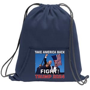 Never Surrender Trump Pennsylvania Rally Sweatshirt Cinch Pack Bag