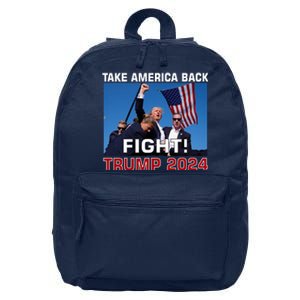 Never Surrender Trump Pennsylvania Rally 16 in Basic Backpack