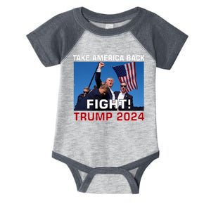 Never Surrender Trump Pennsylvania Rally Infant Baby Jersey Bodysuit