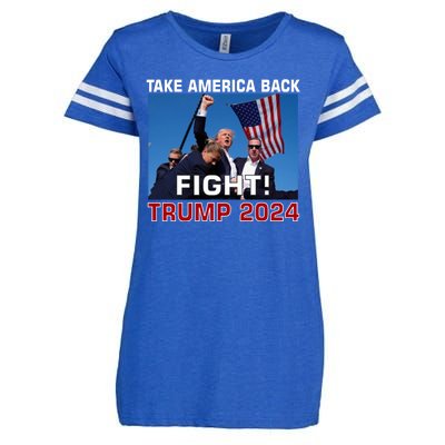 Never Surrender Trump Pennsylvania Rally Enza Ladies Jersey Football T-Shirt