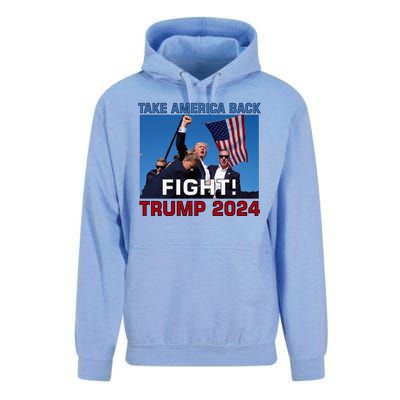 Never Surrender Trump Pennsylvania Rally Unisex Surf Hoodie