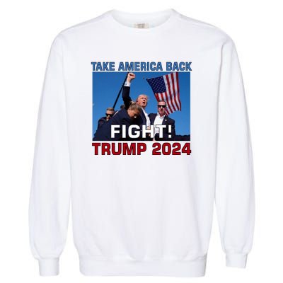 Never Surrender Trump Pennsylvania Rally Garment-Dyed Sweatshirt