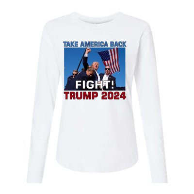 Never Surrender Trump Pennsylvania Rally Womens Cotton Relaxed Long Sleeve T-Shirt