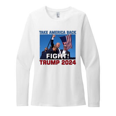 Never Surrender Trump Pennsylvania Rally Womens CVC Long Sleeve Shirt