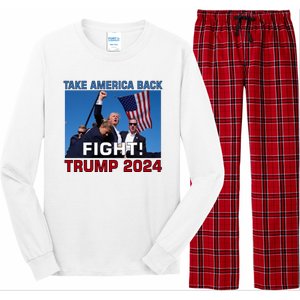 Never Surrender Trump Pennsylvania Rally Long Sleeve Pajama Set