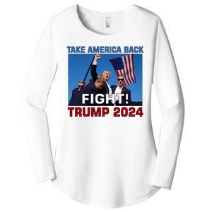 Never Surrender Trump Pennsylvania Rally Women's Perfect Tri Tunic Long Sleeve Shirt