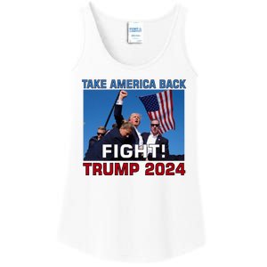 Never Surrender Trump Pennsylvania Rally Ladies Essential Tank