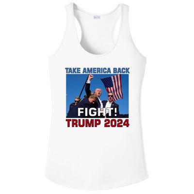 Never Surrender Trump Pennsylvania Rally Ladies PosiCharge Competitor Racerback Tank