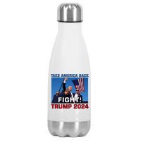 Never Surrender Trump Pennsylvania Rally Stainless Steel Insulated Water Bottle