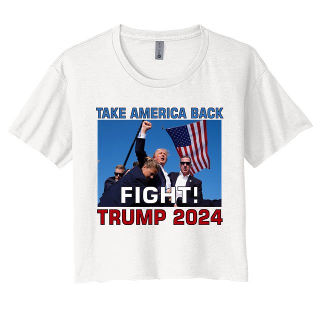 Never Surrender Trump Pennsylvania Rally Crop Top