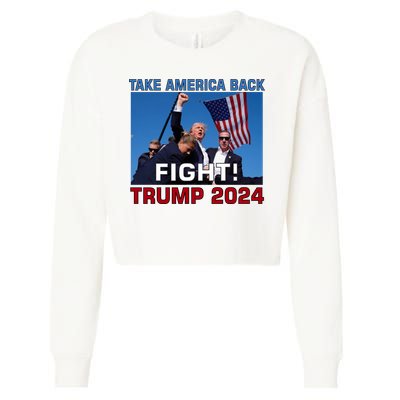 Never Surrender Trump Pennsylvania Rally Cropped Pullover Crew