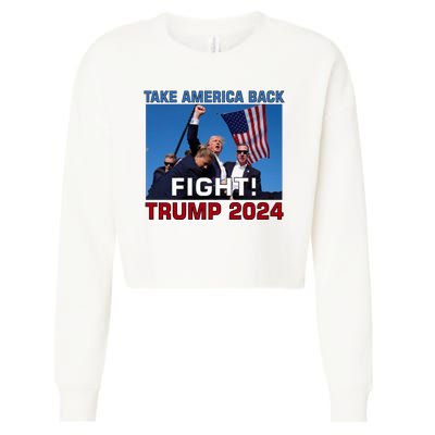 Never Surrender Trump Pennsylvania Rally Cropped Pullover Crew