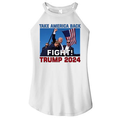 Never Surrender Trump Pennsylvania Rally Women's Perfect Tri Rocker Tank