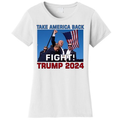 Never Surrender Trump Pennsylvania Rally Women's T-Shirt